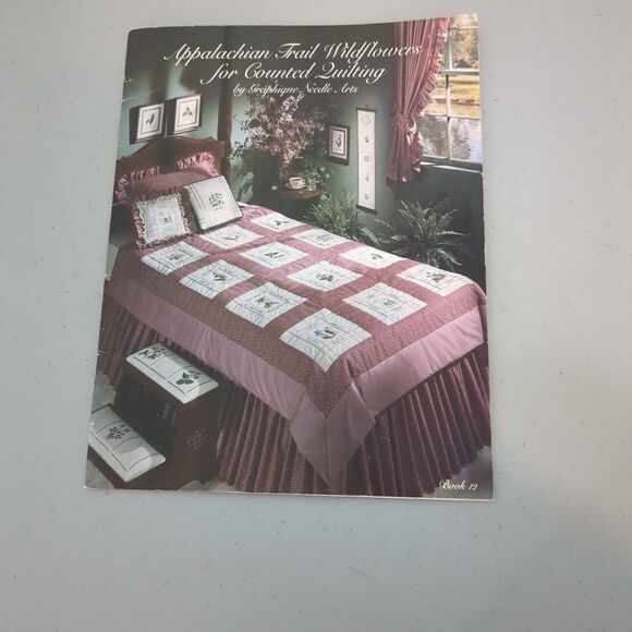 Appalachian Trail Wildflowers for Counted Quilting Graphique Needle Arts Book 12 - Picture 1 of 3